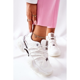 Scarpe sportive da donna Memory Foam Big Star II274088 Bianco bianca 2