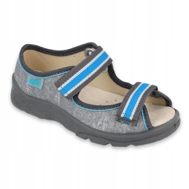 Scarpe per bambini Befado 869X157 blu grigio 2