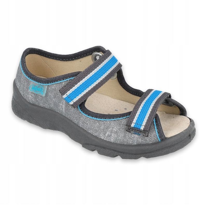 Scarpe per bambini Befado 869X157 blu grigio 2