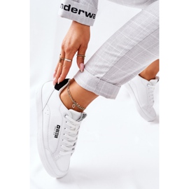 Sneakers da donna in pelle Memory Foam Big Star II274319 Bianco bianca 1