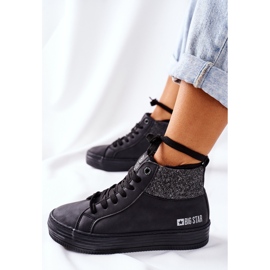 Sneakers alte isolate Big Star II274147 Nere nero 1