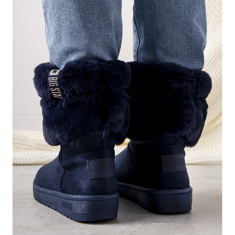 Stivali da neve Big Star Drave blu navy da donna 1