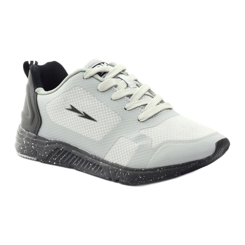 DK Scarpe sportive femminili legate 17049 grigio nero 1