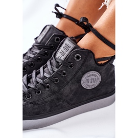 Sneakers in pelle isolata Big Star II274148 Nero 1