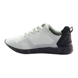 DK Scarpe sportive femminili legate 17049 grigio nero 2