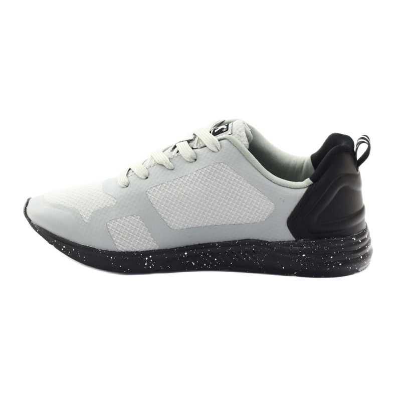 DK Scarpe sportive femminili legate 17049 grigio nero 2