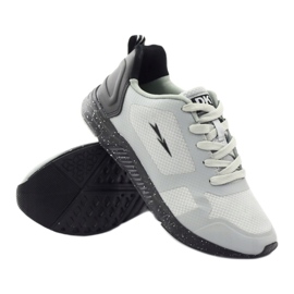 DK Scarpe sportive femminili legate 17049 grigio nero 3