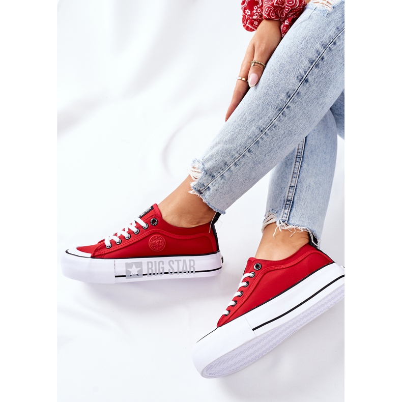 Sneakers On the Big Star II274025 Piattaforma rossa rosso 1