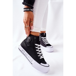 Sneakers Alte Sulla Big Star II274012 Piattaforma Nera nero 2