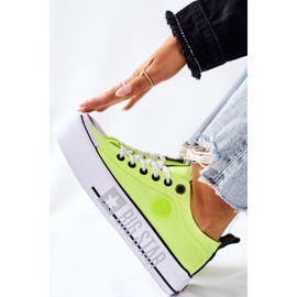 Sneakers On The Big Star II274022 Giallo neon platform 1