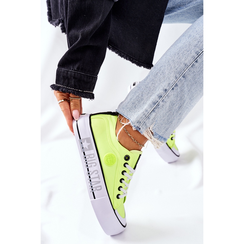 Sneakers On The Big Star II274022 Giallo neon platform 2