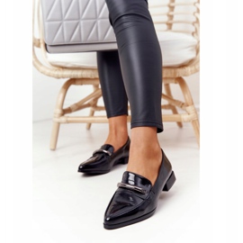 S.Barski Mocassini Eleganti S. Barski Premium Laccato Nero 2