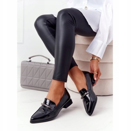 S.Barski Mocassini Eleganti S. Barski Premium Laccato Nero 5