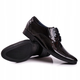 Bednarek Polish Shoes Pantofole Bednarek da uomo in pelle laccata nera nero 1