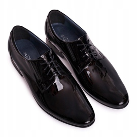 Bednarek Polish Shoes Pantofole Bednarek da uomo in pelle laccata nera nero 2