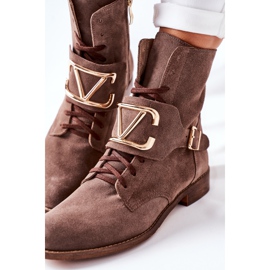 Stivali Donna Camoscio Marrone Nicole 2676 1