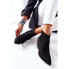 Stivali Cowboy Donna Scamosciato Neri Beamhurst nero 1