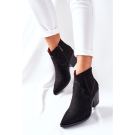 Stivali Cowboy Donna Scamosciato Neri Beamhurst nero 2