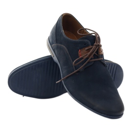 Scarpe blu navy di Riko maschile 813 3