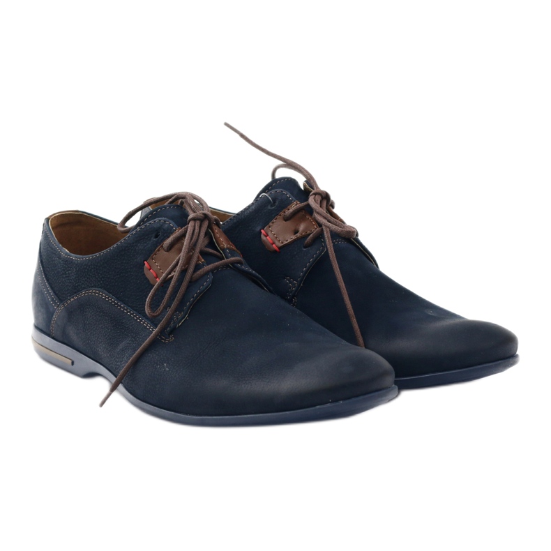 Scarpe blu navy di Riko maschile 813 4