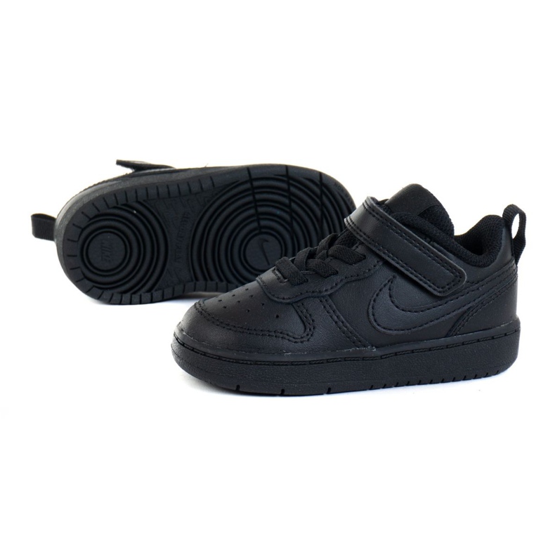 Nike Court Borough Low 2 (TDV) Jr BQ5453-001 scarpe nero 1