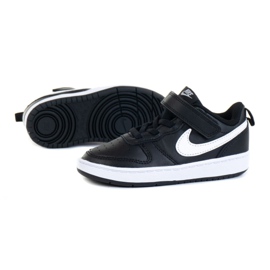 Nike Court Borough Low 2 (TDV) Jr BQ5453-002 scarpe nero 1