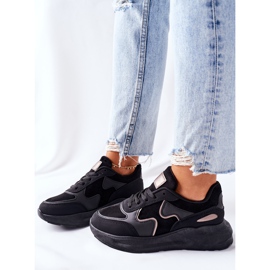 PE1 Scarpe sportive da donna Sneakers Nero Bethell 1