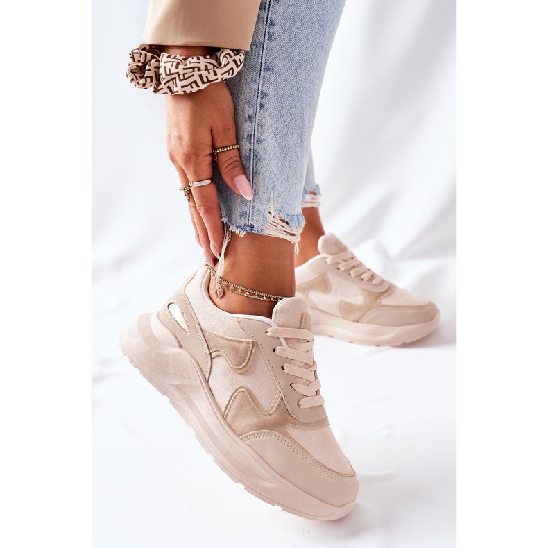 PE1 Scarpe sportive da donna Sneakers Beige Bethell 2
