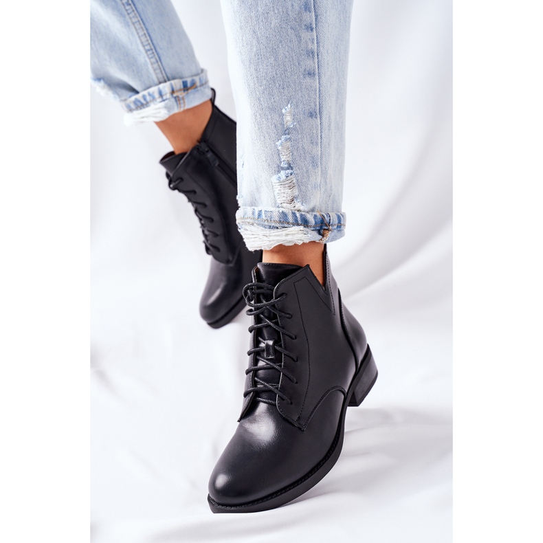 S.Barski Stivaletti Classici da Donna Jodhpur S. Barski Bello nero 2