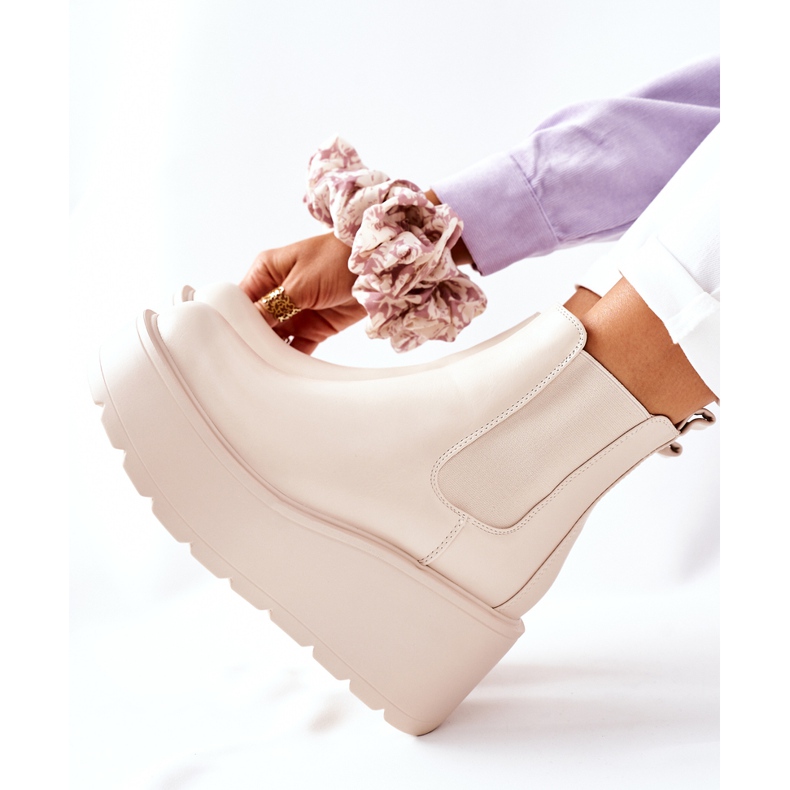 PB1 Stivali Caldi Beige Montiano 1