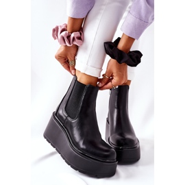 PB1 Stivali neri caldi di Montiano nero 2