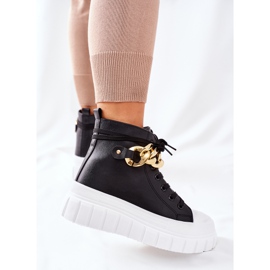PB1 Sneakers Alte Sulla Piattaforma La Rocca Nera nero 1