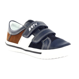 Scarpe da bambino Bartek 15607 blu navy multicolore marrone bianca 1