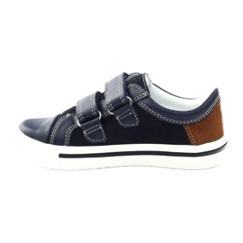 Scarpe da bambino Bartek 15607 blu navy multicolore marrone bianco 2