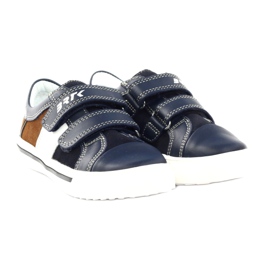 Scarpe da bambino Bartek 15607 blu navy multicolore marrone bianco 4