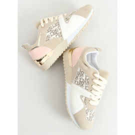 Scarpe sportive beige B0-907 Beige 1