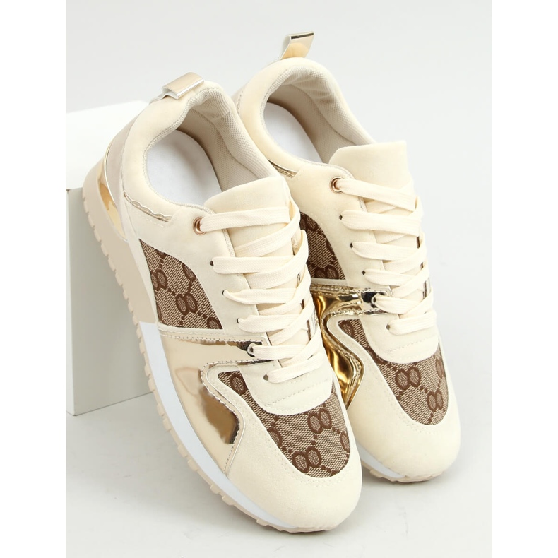 Scarpe sportive beige B0-906 Beige 1