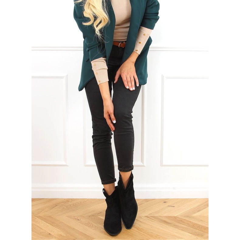 Stivali da cowboy neri da donna 99-65 Black nero 2