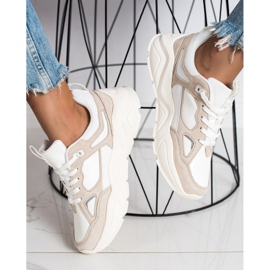 Sneakers da donna Big Star GG274657 beige marrone 2