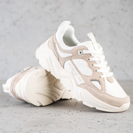 Sneakers da donna Big Star GG274657 beige marrone 1