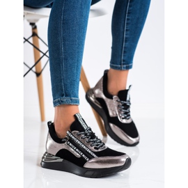 VINCEZA Sneakers Con Cerniera nero d'oro 2