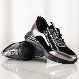 VINCEZA Sneakers Con Cerniera nero d'oro 1