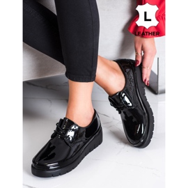 Filippo Scarpe in pelle nera nero 1