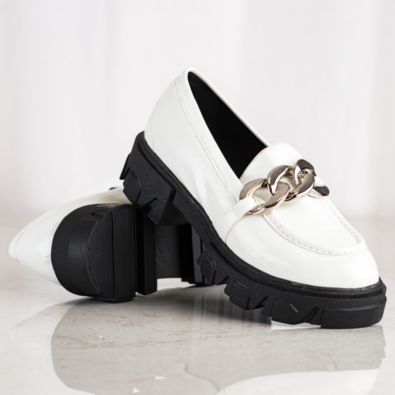 SHELOVET Mocassini bianchi alla moda bianco 1