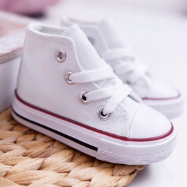 FRROCK Sneakers classiche da bambino Filemon bianche alte bianco 2