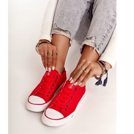 Sneakers basse da donna Big Star Rosse DD274339 rosso 4