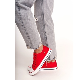 Sneakers basse da donna Big Star Rosse DD274339 rosso 1