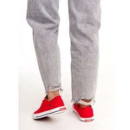 Sneakers basse da donna Big Star Rosse DD274339 rosso 2