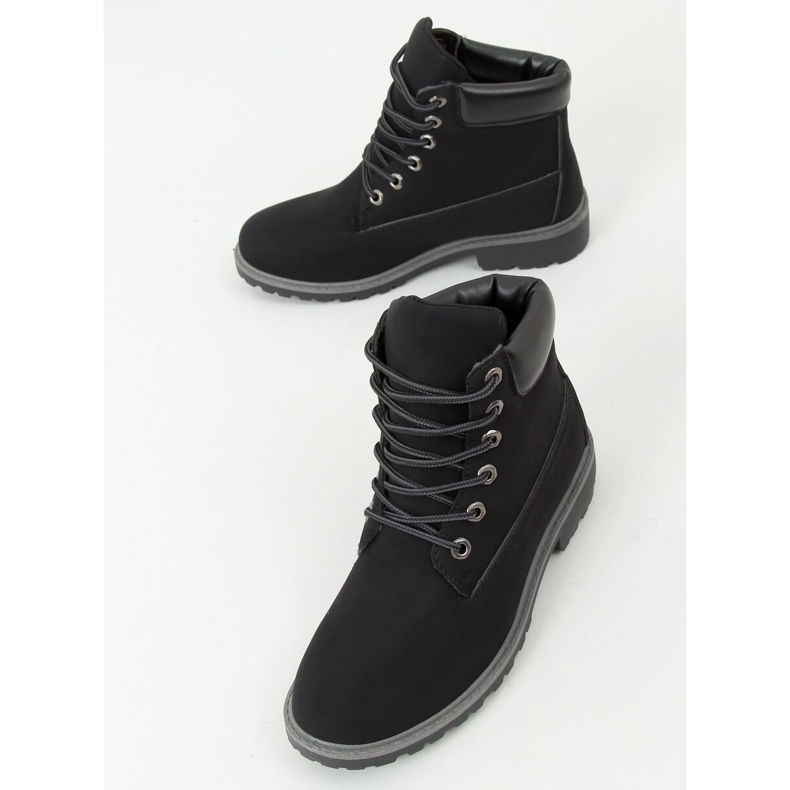 Stivali in legno da donna neri F662 Black nero 1