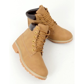 Stivali in legno cammello F662 Camel marrone 2